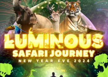 Luminous Safari Journey di Malam Tahun Baru 2024, Taman Safari Bogor Suguhkan Hutan Menyala