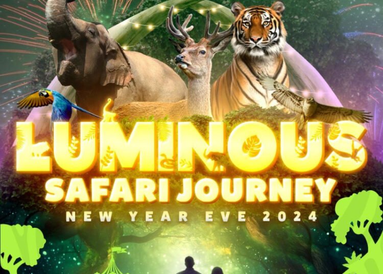 Luminous Safari Journey di Malam Tahun Baru 2024, Taman Safari Bogor Suguhkan Hutan Menyala
