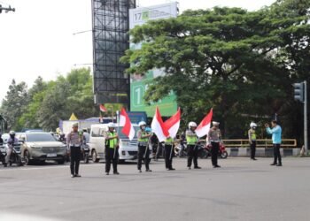 Peringati Hari Pahlawan, Polres Bogor Ajak Pengendara Mengheningkan Cipta di Jalan Raya
