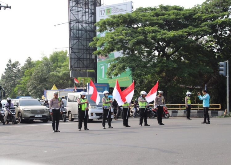 Peringati Hari Pahlawan, Polres Bogor Ajak Pengendara Mengheningkan Cipta di Jalan Raya