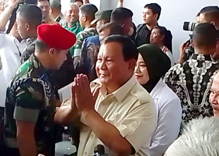 Menhan Prabowo Resmikan Rumah Sakit Tk. III Salak dr. H. Sadjiman