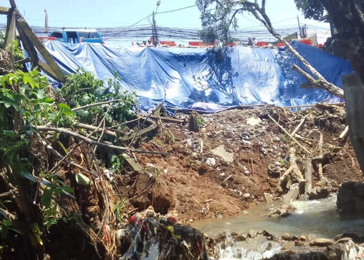 Longsor di Muarasari Belum Ditangani Maksimal, Warga Dihantui Rasa Resah