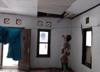 Gempa Bumi, Belasan Rumah di Pamijahan Rusak 52 Orang Diungsikan