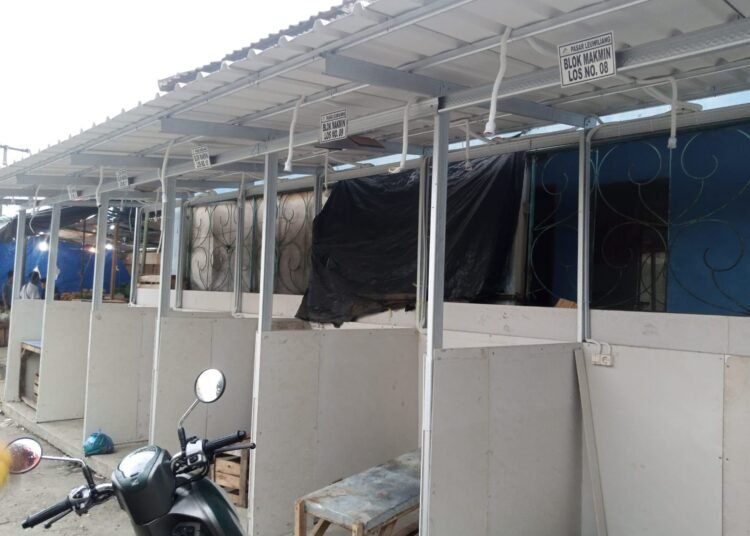 Meleset, Tempat Penampungan Sementara Pedagang Pasar Leuwiliang Tak Kunjung Selesai