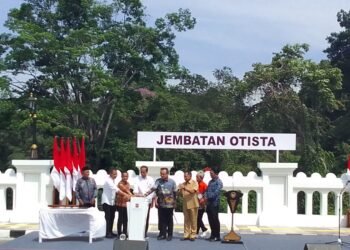 Jokowi Resmikan Jembatan Otista: Tetap Dijaga Jembatan Lengkung