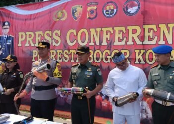 Jelang Nataru, Polisi Musnahkan Ribuan Knalpot Brong di Kota Bogor