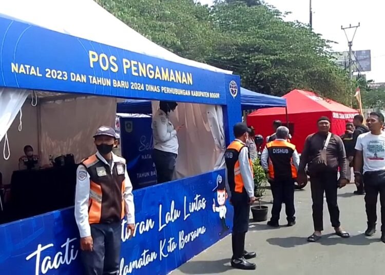 Libur Nataru, Ini 7 Titik Pos Pam yang Disiapkan Dishub Bogor