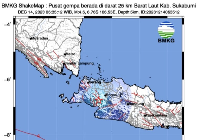 Gempa di Kabupaten Sukabumi Terasa Hingga Kota Bogor