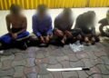 Nongkrong Dini Hari, 4 Remaja Diamankan Polisi di Tanah Sareal, Pacul-Gobang Disita