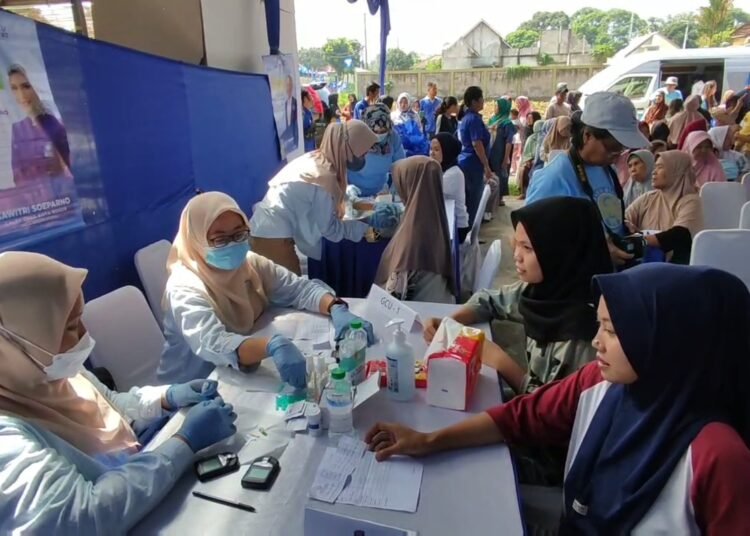 Antusias Ibu-ibu Hamil Kota Bogor Periksa Kesehatan Gratis Digelar TKN Prabowo-Gibran