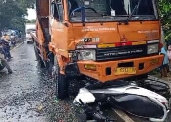 Polisi Ungkap Tabrakan Beruntun di Leuwisadeng Karena Sopir Hilang Kendali