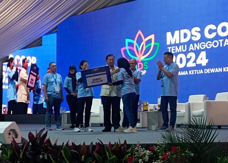 Capres Prabowo Jadi Dewan Kehormatan Koperasi MDS Coop