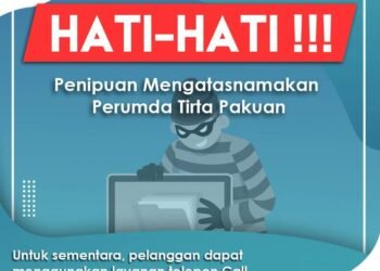 Akun Instagram Perumda Tirta Pakuan Diretas, Warga Diimbau Waspada