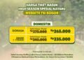 Update: Harga Tiket Masuk Taman Safari Bogor Berlaku Sampai 7 Januari 2024