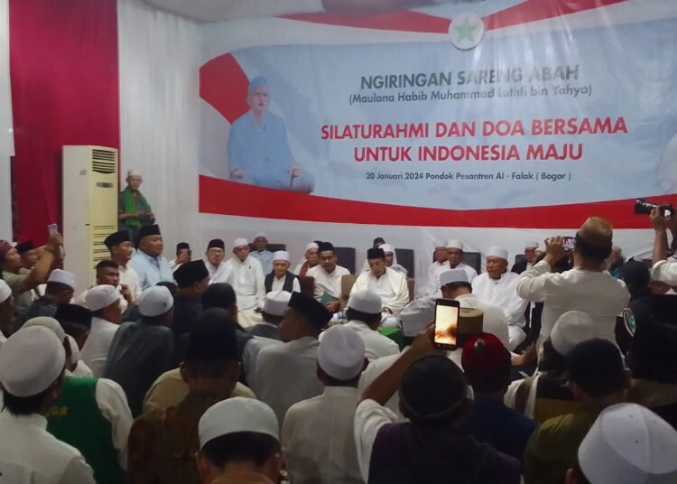 Kolaborasi dengan Ponpes Al Falak, Habib Lutfi Perjuangkan Prabowo-Gibran Menang Satu Putaran