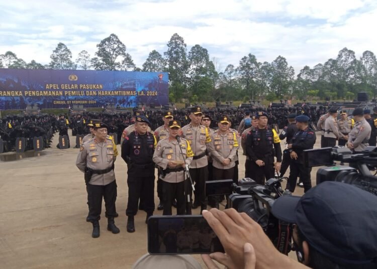 Polri Tempatkan 1.500 Personel di Titik Rawan Ricuh Saat Pemilu 