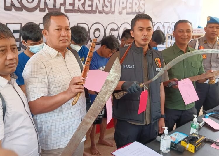 7 Remaja Bersajam Berulah di Kota Bogor, 2 Didor Karena Kabur dan Melawan saat Ditangkap Polisi