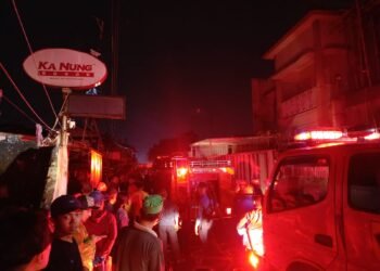 7 Kios di Empang Kota Bogor Ludes Terbakar 