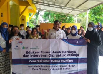 Bersama Darya Varia, Angka Stunting di Cibatok II Cibungbulang Turun hingga 80 Persen