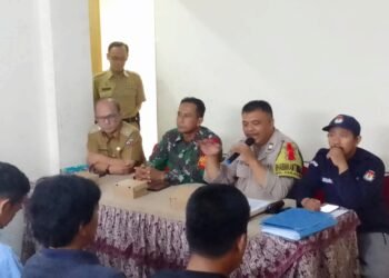Kelurahan Harjasari Siagakan Pamsung TPS di Hari Pemungutan Suara