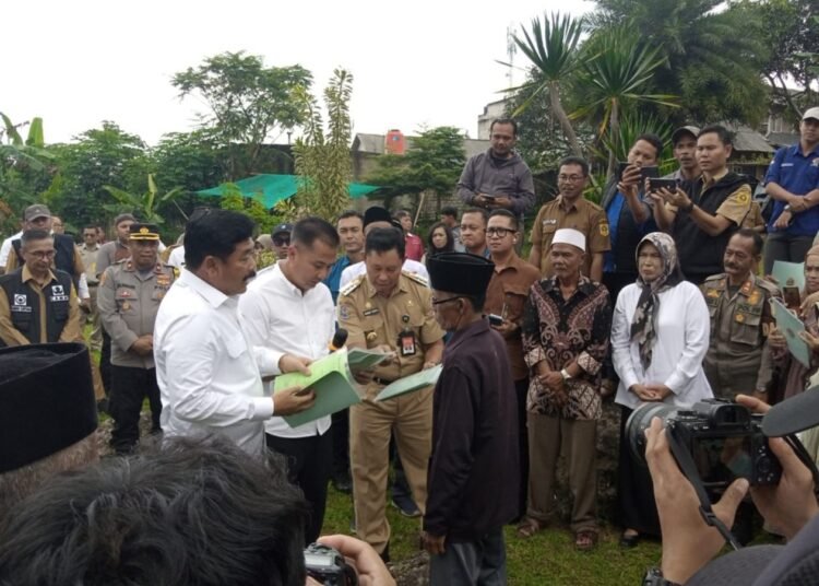 Menteri ATR/BPN Klaim Program PTSL di Kabupaten Bogor Sudah 73 Persen