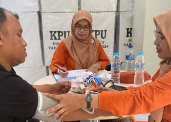 Belasan Penyelenggara Pemilu di Kota Bogor Ditangani Petugas Kesehatan 