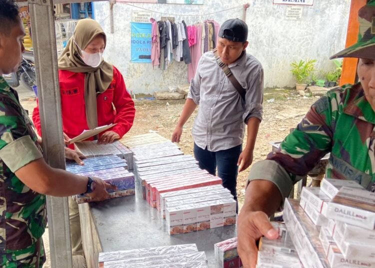 Ribuan Bungkus Rokok Ilegal Disita di Kota Bogor
