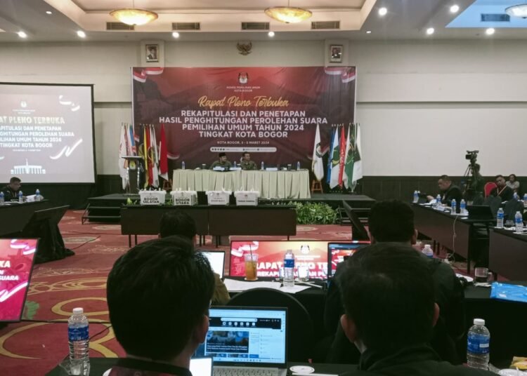 KPU Targetkan Rekapitulasi Tingkat Kota Bogor Rampung Besok