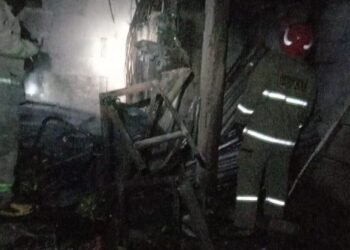 Kios di Pasar Dugul Klapanunggal Terbakar, Dua Unit Kendaraan Damkar Diturunkan 