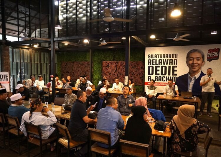 Kumpul Bareng, Puluhan Relawan Dukung Dedie Rachim Jadi Wali Kota 2024-2029
