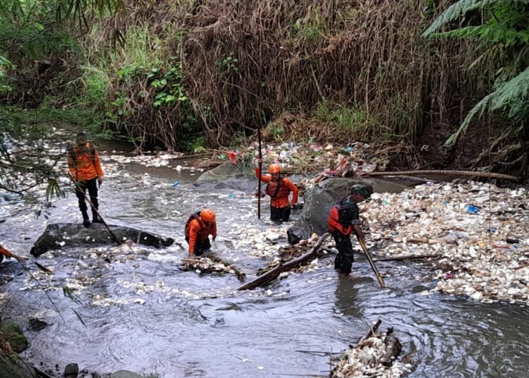 Pindahkan Batu, Warga Pamijahan Hanyut di Sungai Ciaruteun