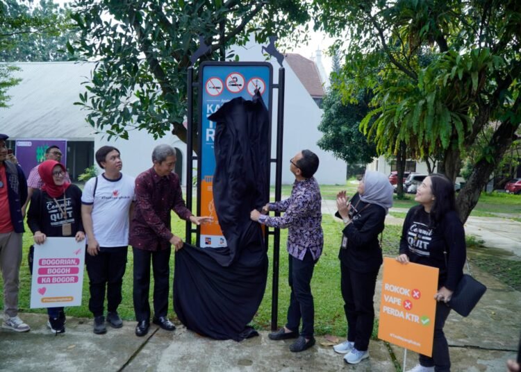 Komunitas #TeuHayangRokok Apresiasi Implementasi Perda KTR dan Reklame di Kota Bogor 