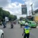 Situasi Arus Lalin Hari Ini di Kota Bogor, Polisi Lakukan CB Penarikan Bergantian di Simpang BNR