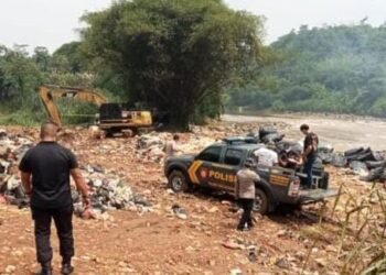 Cemari Sungai Cisadane,  TPS Ilegal di Rancabungur Ditindak Polisi