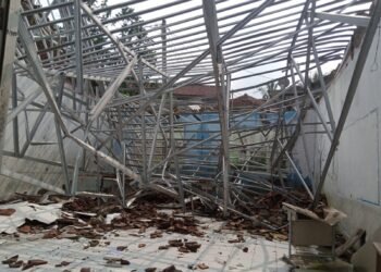 Rusak Berat, Kondisi Bangunan SMPN 1 Sukajaya Tak ‘Dilirik’ Pemkab Bogor Saat Hardiknas