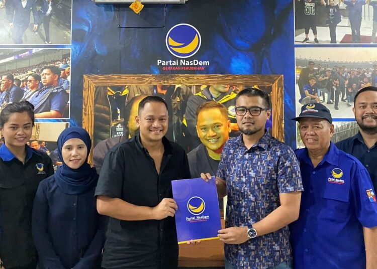 Eka Maulana Jadi Peserta Ke 5 Ikut Penjaringan Bakal Cawalkot Bogor di NasDem 