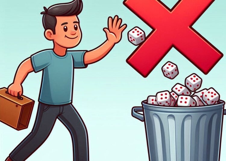 ilustrasi stop judi online