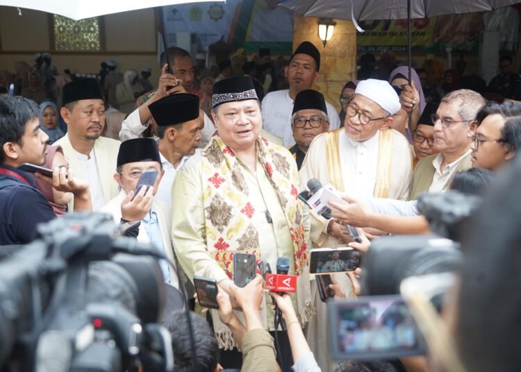 Airlangga Hartato Beri Kode Restui Koalisi Dedie-Rusli di Pilwalkot Bogor