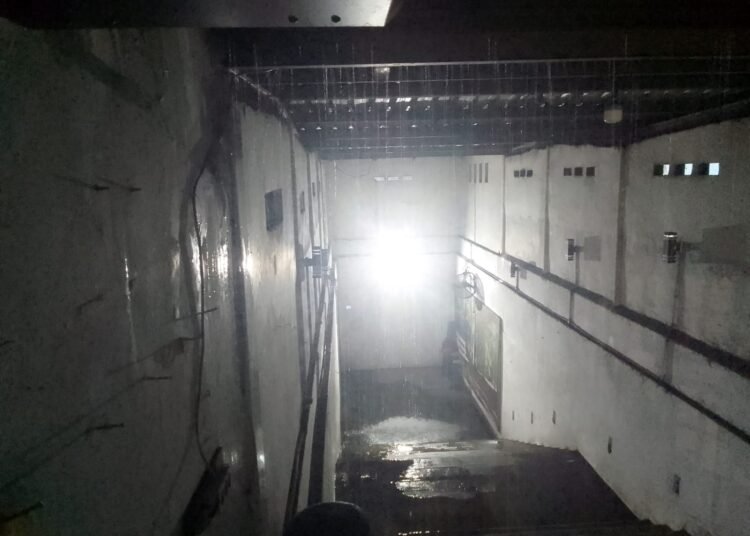 Tak Terawat, Underpass Kebun Raya Bogor Bocor Parah