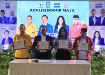 Golkar, PSI, PAN dan Demokrat Resmi Koalisi Bogor Maju 