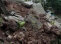 Longsor, Akses Jalan di Cikereteg Caringin Terputus hingga Ancam Warga