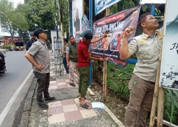 Kecamatan Bogor Selatan Sebar Spanduk Sosialisasi Bahaya Judi Online