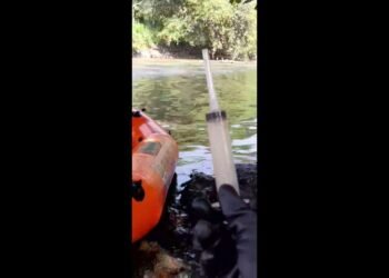 Limbah Jarum Suntik Ditemukan di Sungai Ciliwung Kota Bogor