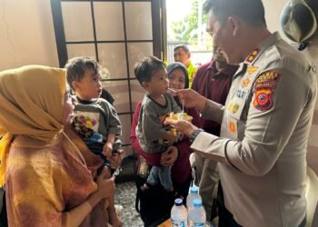 Bayi yang Sempat Tertukar Rayakan Ultah ke 2 Bersama Kapolres Bogor 