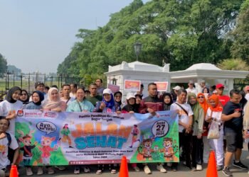 Lewat Jalan Sehat, PPK Bogor Tengah Ajak Masyarakat Berpartisipasi di Pilkada