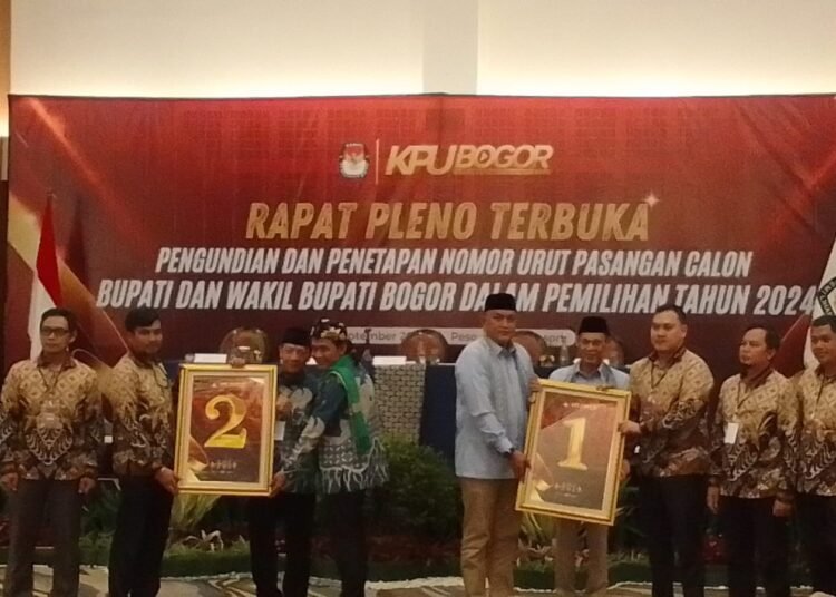 Resmi Ditetapkan KPU, Rudy-Jaro Nomor 1, Bayu-Musya Nomor 2