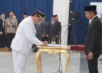 Resmi Gantikan Asmawa, “Pergerakan” Pj Bupati Bachlil Dibatasi di Bogor