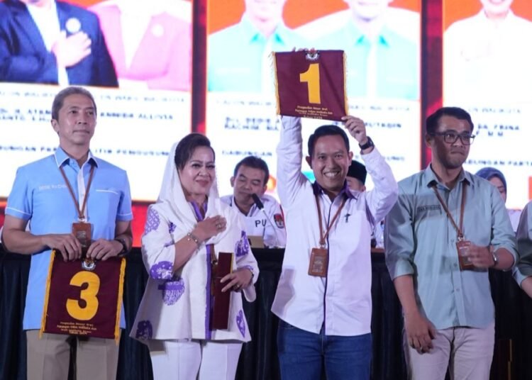 Dapat Nomor Urut 1, Begini Tanggapan Paslon Sendi-Melli