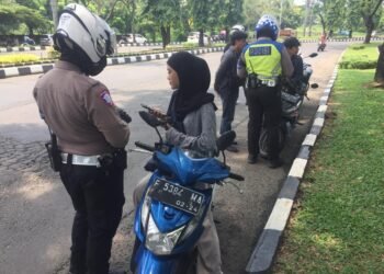 Operasi Zebra Lodaya, Tiga Motor di Cibinong Dibawa ke Polres Bogor