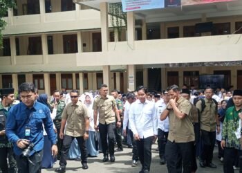 Banyak Bencana di Jabar, Gibran Pimpin Simulasi di Muhammadiyah Boarding School Kemang